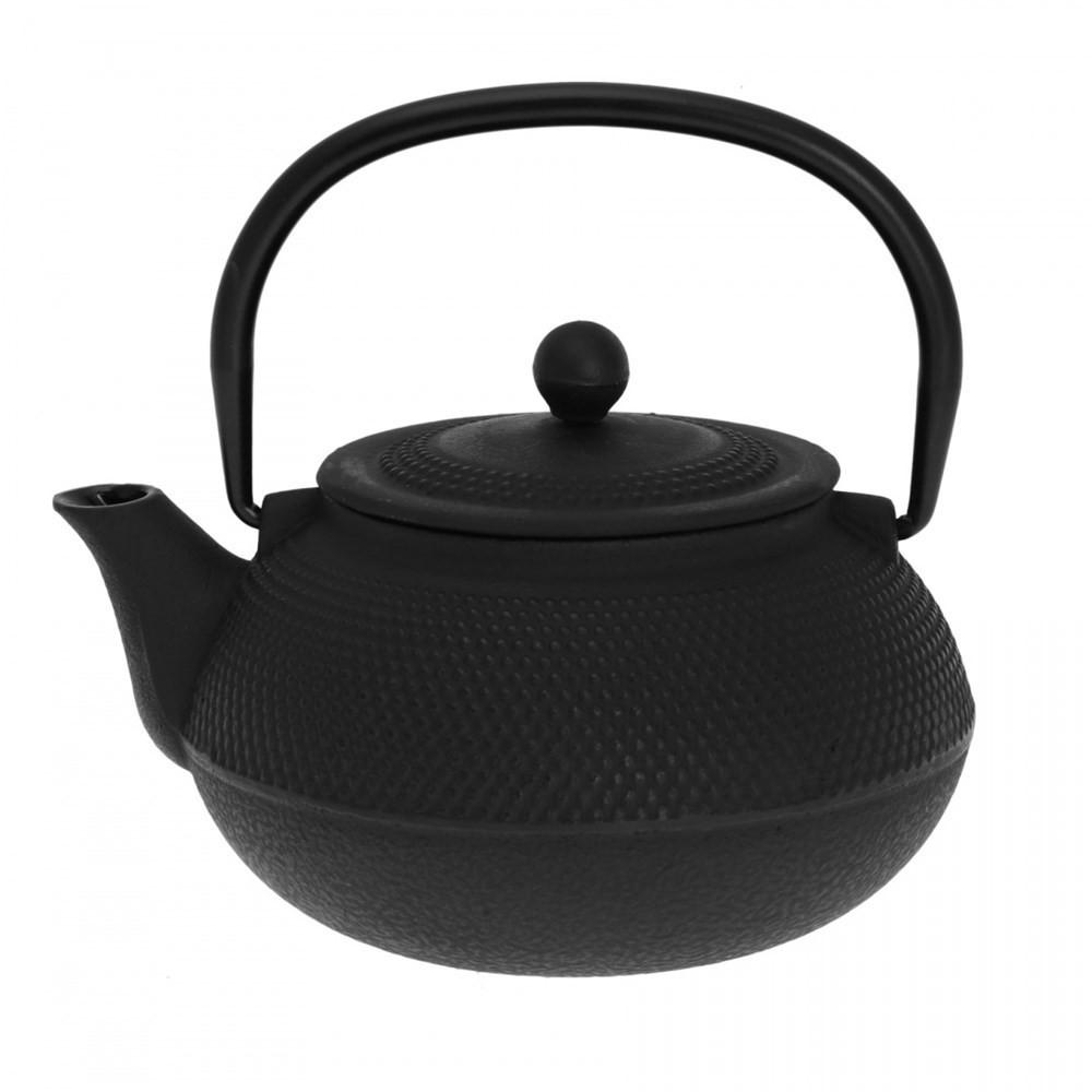 TEEKANNE Schwarz 15.5/15.5/17 cm KH3331 - Schwarz, Metall (0.85L) - Kinghoff 