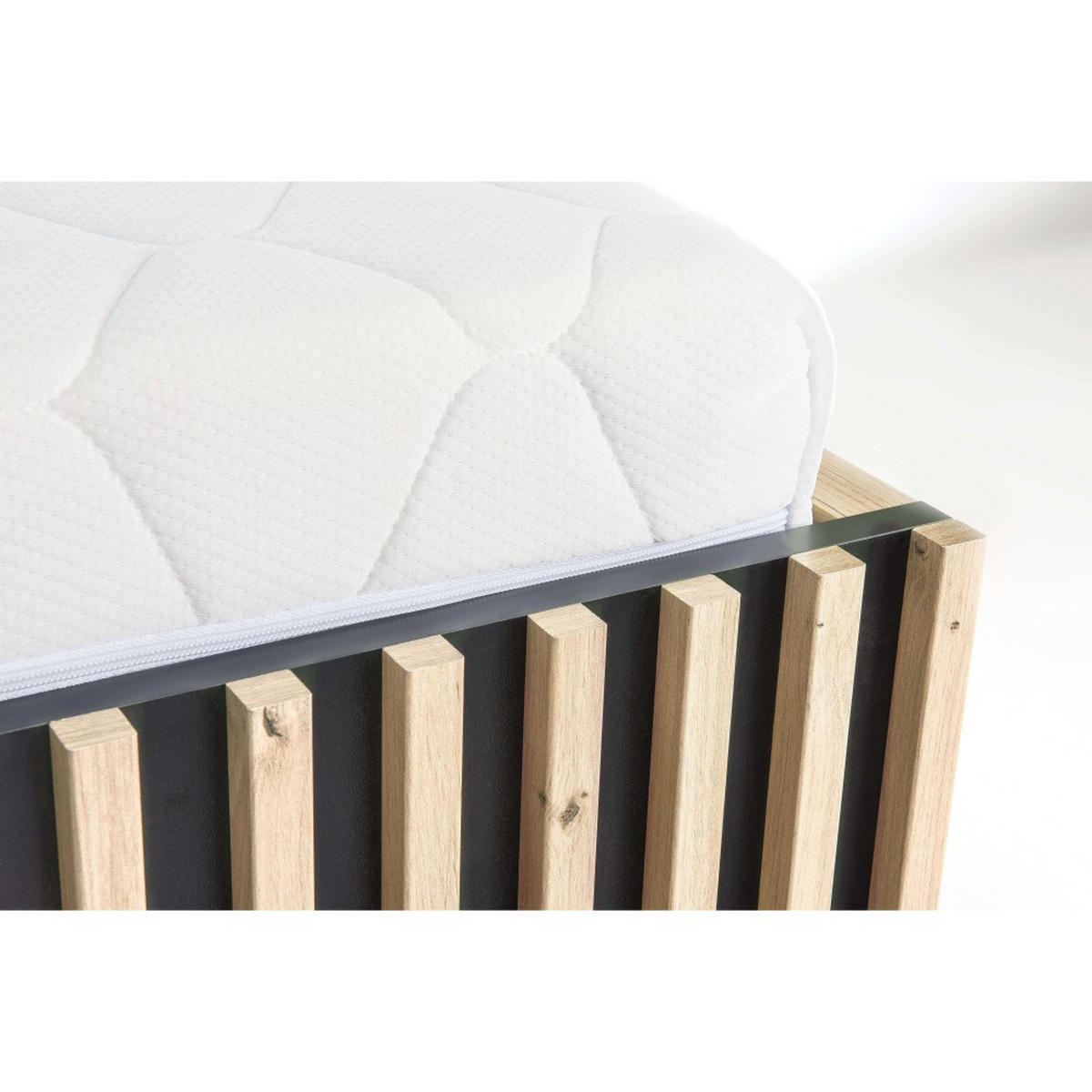 BETT Caya mit Bettkasten, 160x200 cm, Eiche Artisan - Eiche Artisan, Holzwerkstoff (160/200cm) - Beautysofa