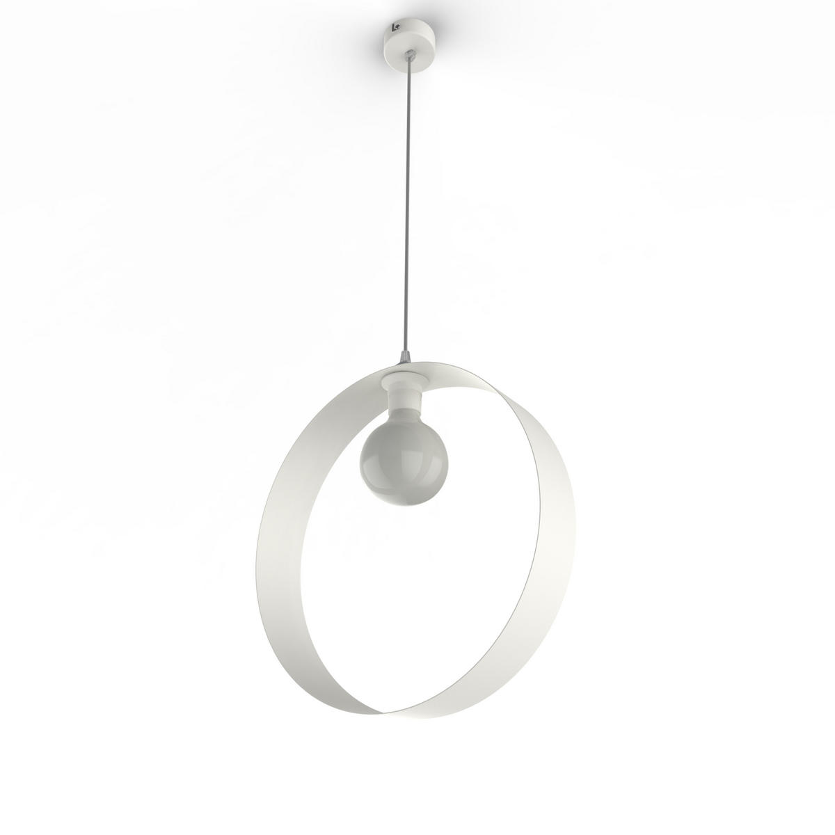 HÄNGELEUCHTE - Weiß, Metall (7/40/40cm) - Lumicom