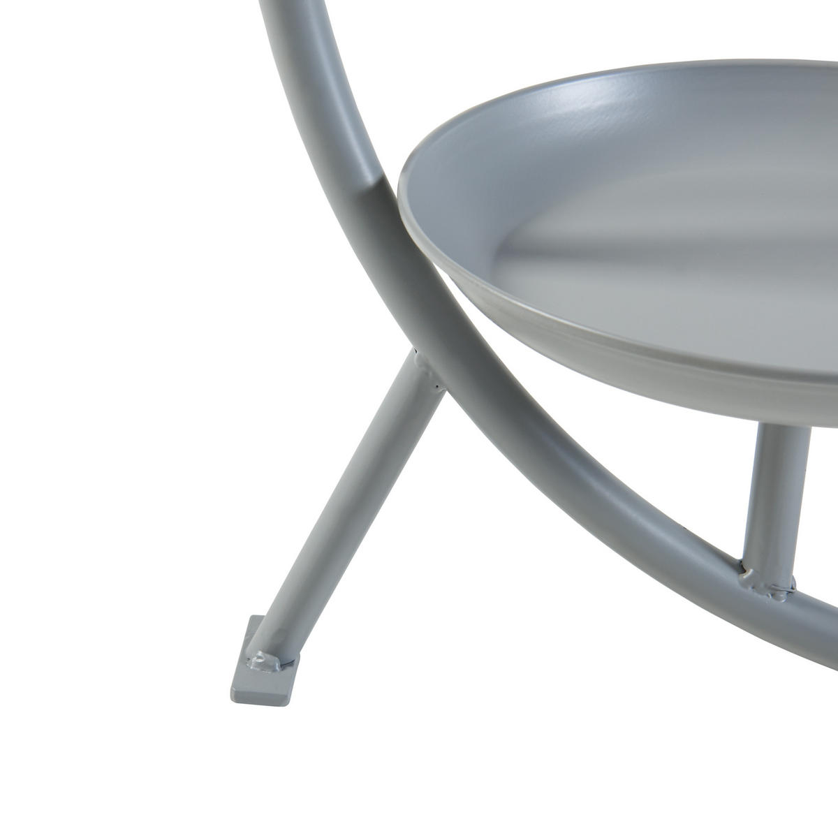 PFLANZENSTÄNDER Aalten - Grau, Metall (25/30/61.5cm) - [en.casa]