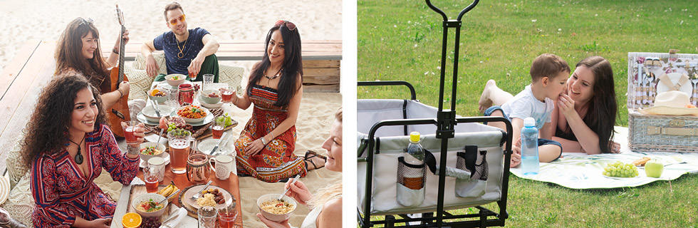 Sommerpicknick im Grünen