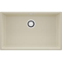 UNTERBAUSPÜLE GRANIT London, 2-er set Beige 76/47 cm 1 Becken + Ablauf-Set ab 80er Unterschrank - Chromfarben/Beige, Kunststoff (76/20/47cm) - Primagran