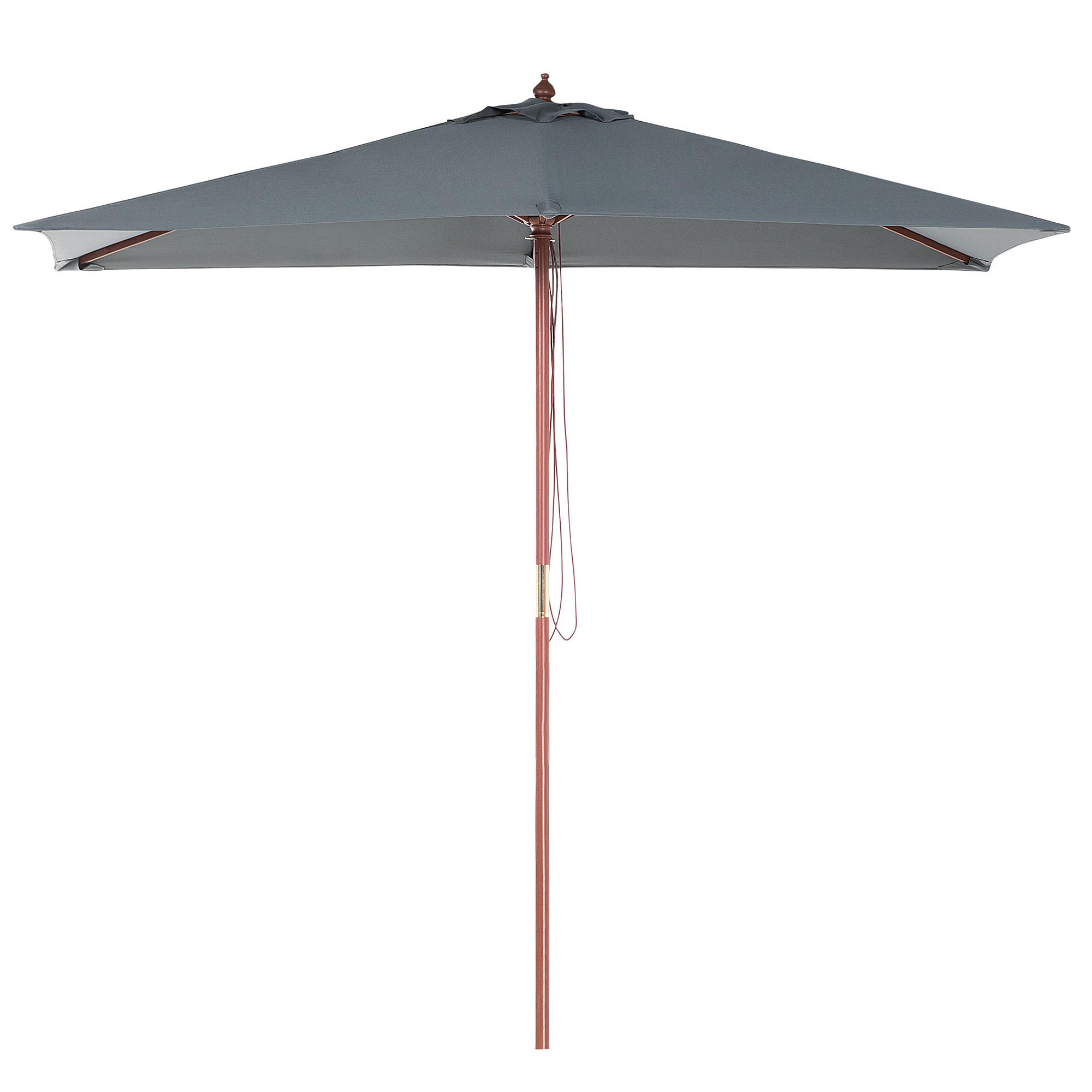 Beliani SLUNEČNÍK tmavě šedý 195/144/244 cm Flamenco