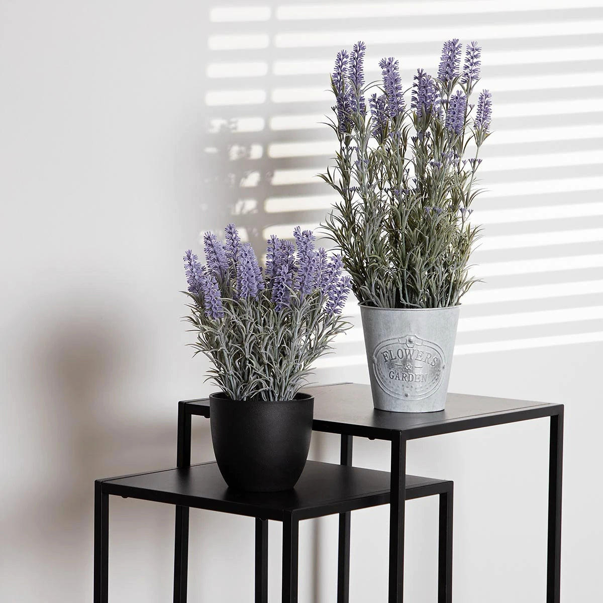 KUNSTPFLANZE Künstlicher Lavendel - Darbas 45 cm - Lila, Kunststoff (45cm) - aplanta