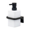 SEIFENSPENDER SAVONA Softtouch, weiß, eckig - Weiß, Kunststoff (9/15.5/10cm) - bremermann