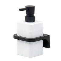 SEIFENSPENDER SAVONA Softtouch, weiß, eckig - Weiß, Kunststoff (9/15.5/10cm) - bremermann