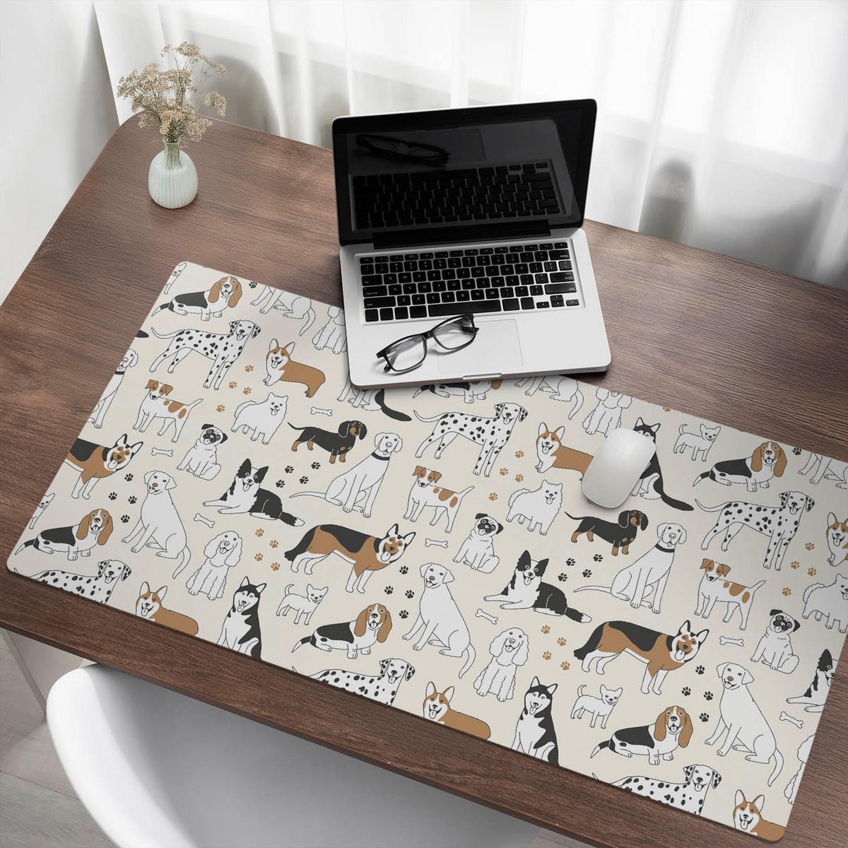 SCHREIBTISCHUNTERLAGE 120x60 cm Beige - Sandfarben, Kunststoff (1.6/120/60cm) - Wallfluent