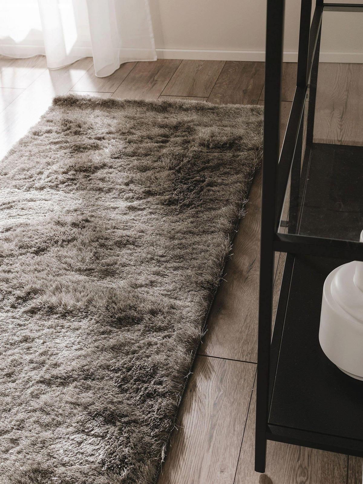 HOCHFLORTEPPICH Whisper Grau 80x300 cm - Grau, Textil (80/300cm) - benuta Nest