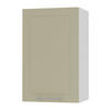 KÜCHENHÄNGESCHRANK Kvantum W2/45 Vanille Matt / Weiß Matt 45 / 32,5 / 72cm - Creme/Weiß, Holz/Holzwerkstoff (45/72/32.5cm) - Feldmann-Wohnen