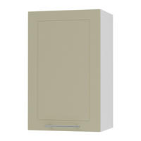KÜCHENHÄNGESCHRANK Kvantum W2/45 Vanille Matt / Weiß Matt 45 / 32,5 / 72cm - Creme/Weiß, Holz/Holzwerkstoff (45/72/32.5cm) - Feldmann-Wohnen