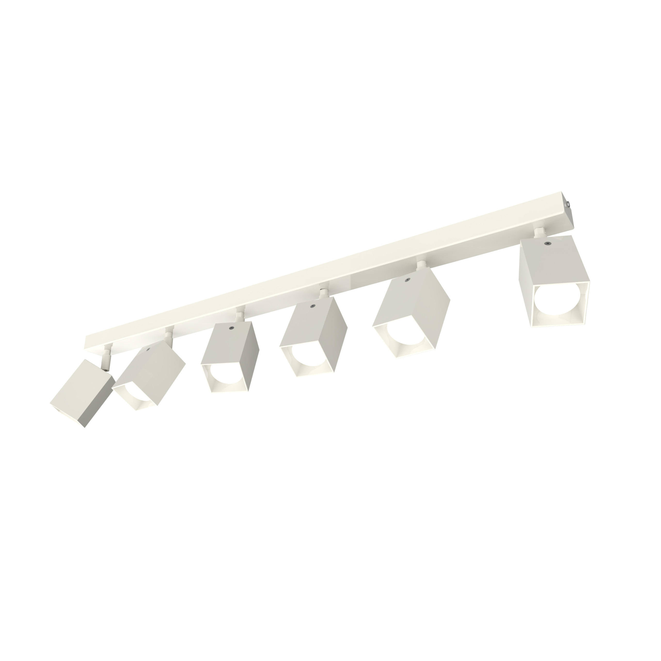 Lumicom Deckenleuchte Weiß Hochglanz 90x18x6 cm
