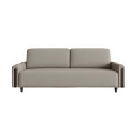 SCHLAFSOFA Modern, Sofa mit Schlaffunktion und Bettkasten, Farbe: Grau / Schwarz, Bouclé-Stoff - Schwarz/Grau, Textil (236/93/97cm) - Sepro Meble