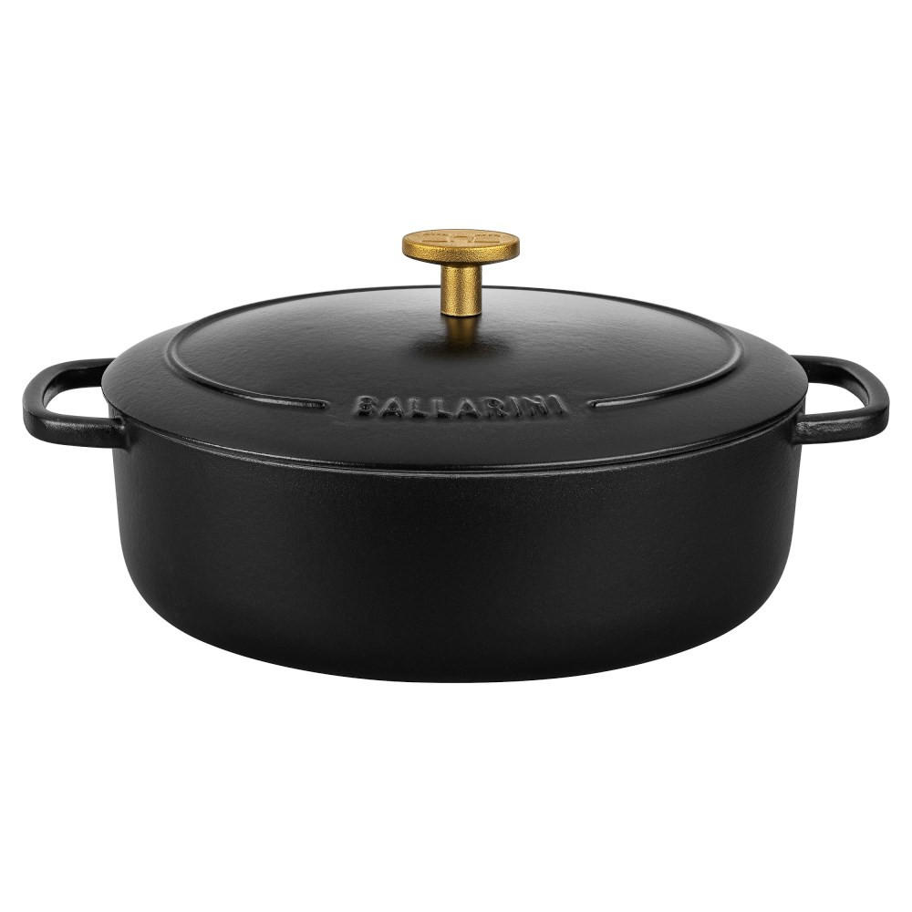 TOPF Schwarz 23/23/7.6 cm 750035440 - Schwarz, Metall (23cm) - Ballarini