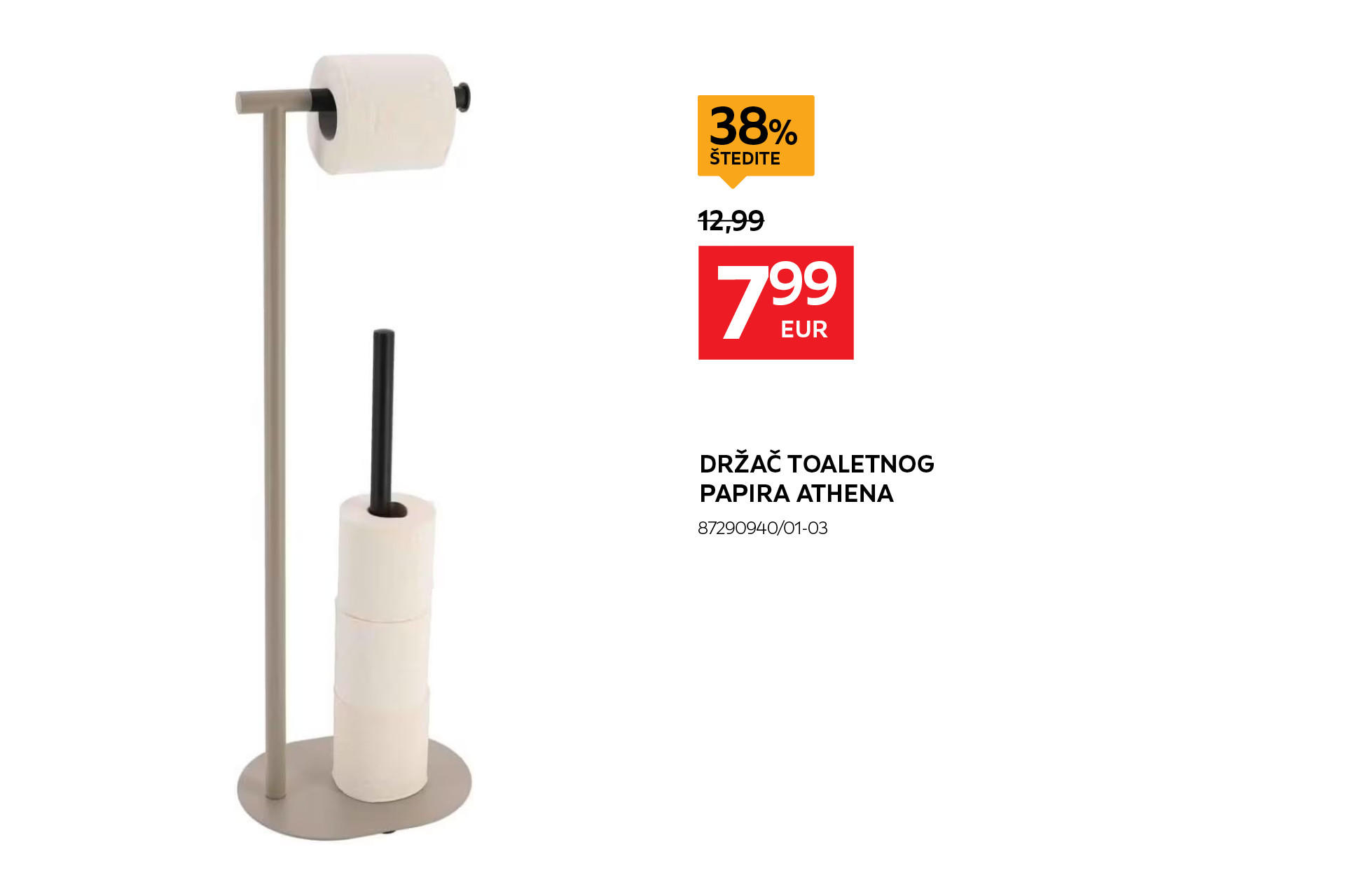držač toaletnog papira Athena 87290940/01-03