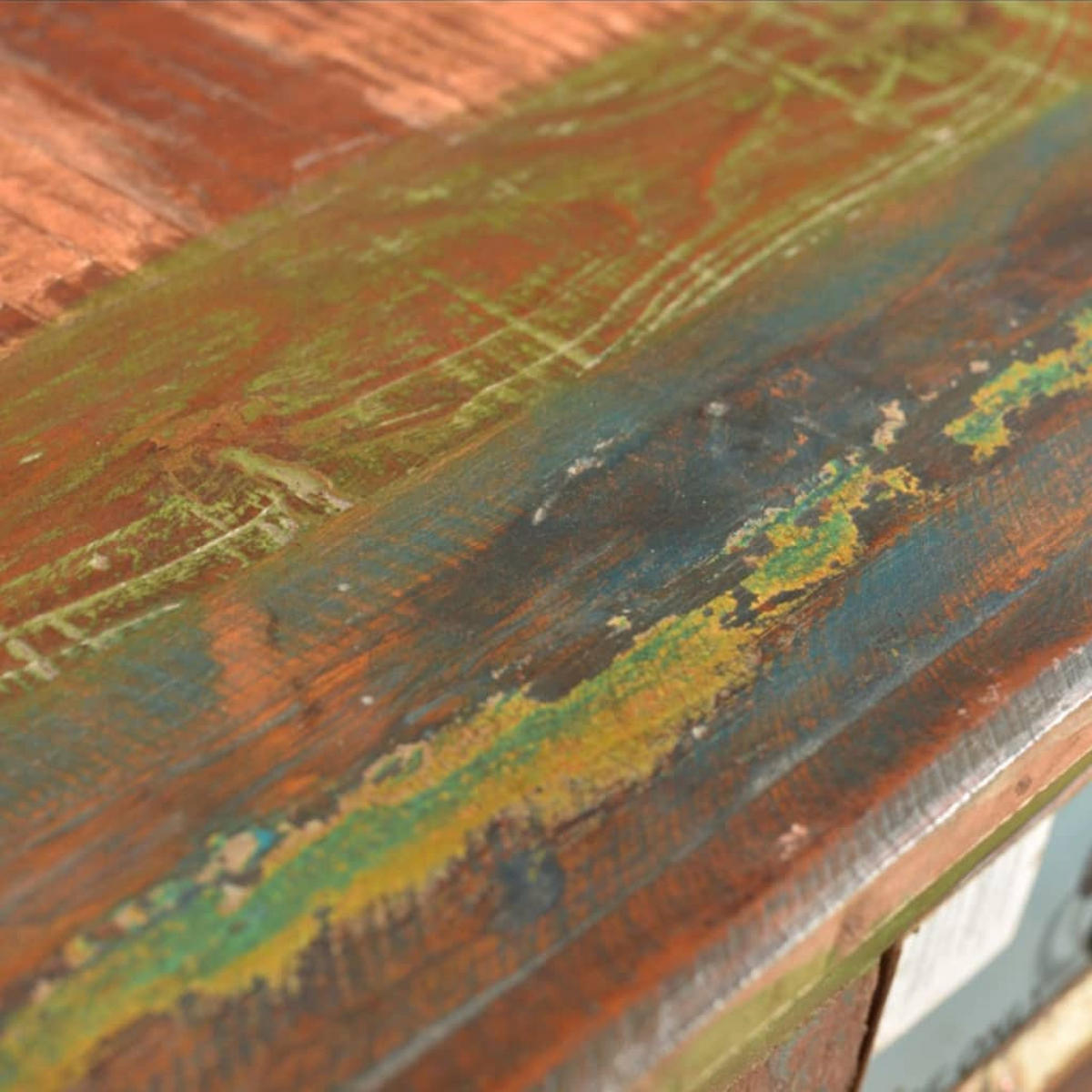 KOMMODE mit 4 Schubladen 65/30/70 cm, aus Recyceltes Massivholz, Reine Handarbeit - Braun, Holz (30/70/65cm) - vidaXL