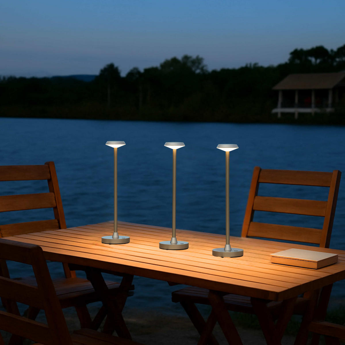 TISCHLEUCHTE Rico, Gold, 35cm - Goldfarben, Metall (35/10/35cm) - KOSILUM