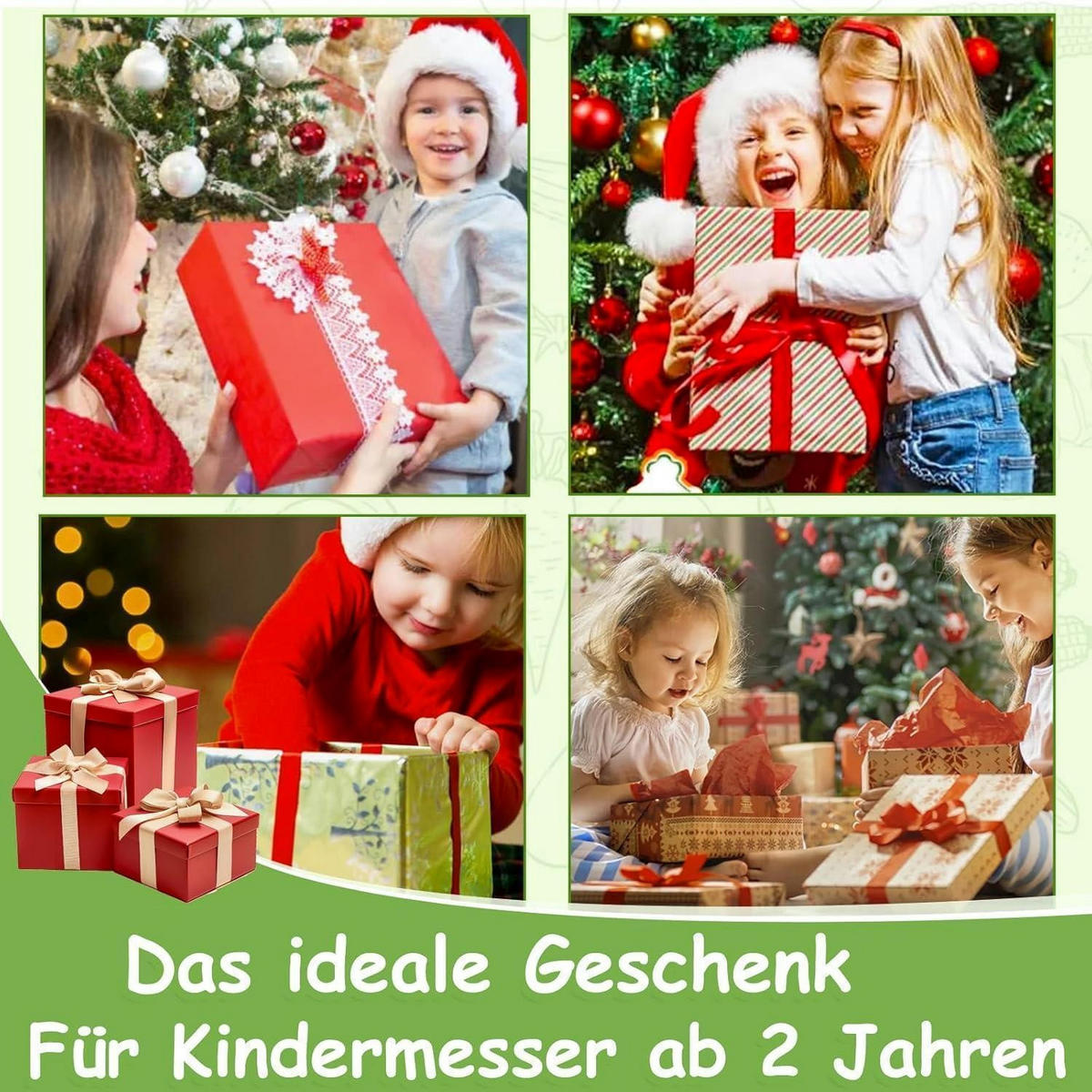 KINDERMESSER Set 5-teilig BPA-frei - Multicolor, Kunststoff