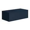 WASCHBECKENUNTERSCHRANK hängend - Farbe Dunkelblau - 94 cm - TEANA II - Blau, Holz (94/32/47cm) - Vente-Unique