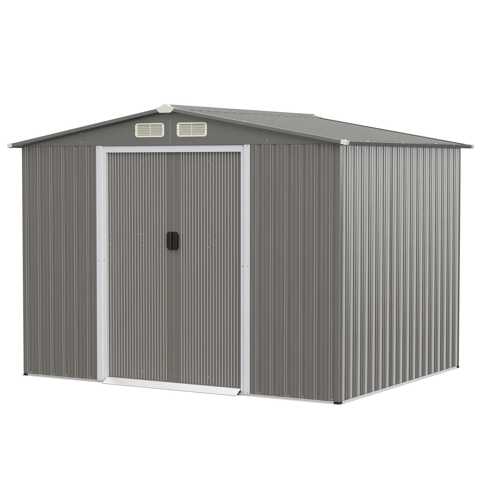 Costway Geratehaus Hellgrau 260x180x207 cm