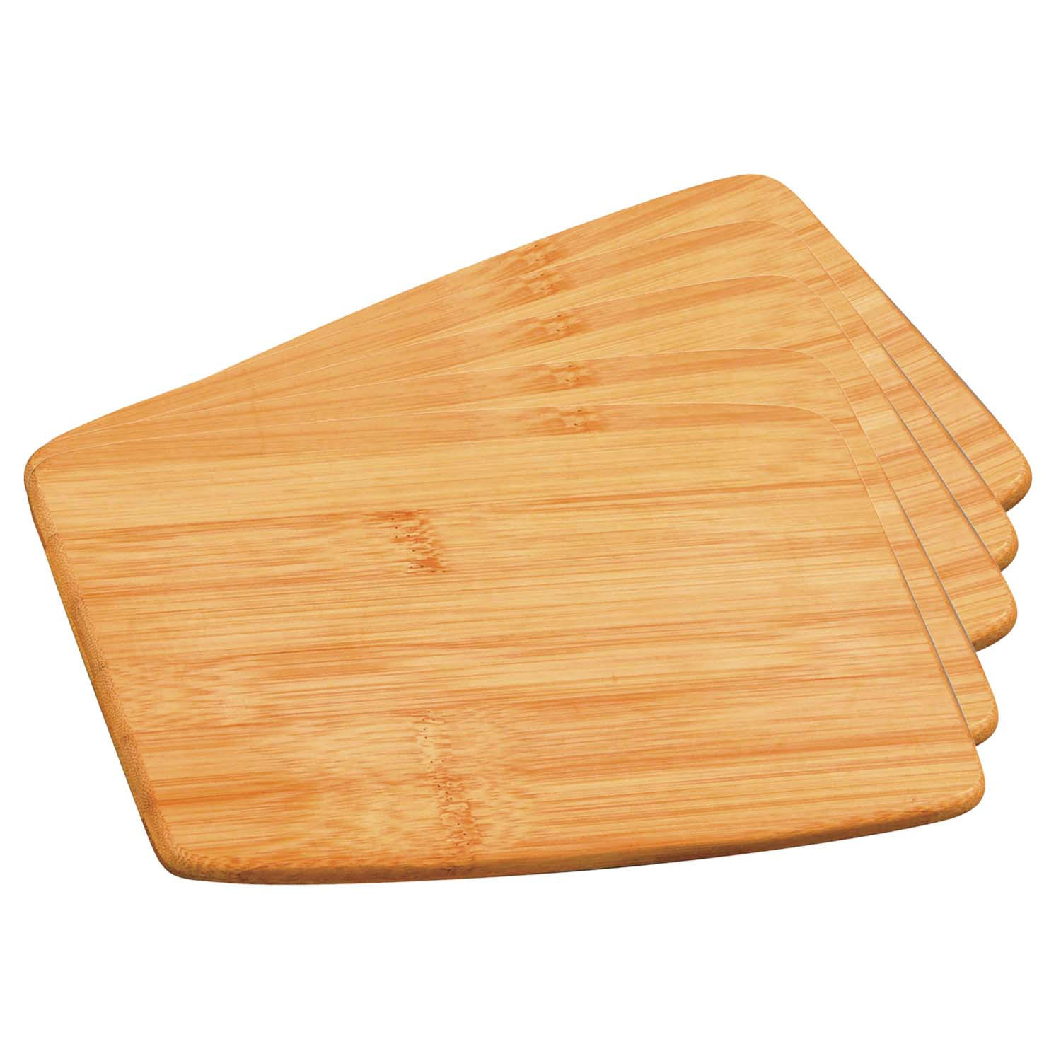 FRÜHSTÜCKSBRETTCHEN, 5 Stück, Bambus - 23 x 15cm - Naturfarben, Holz (15/23cm) - Kesper