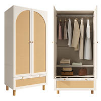 KLEIDERSCHRANK 85,5/180,5/52 cm Weiß aus Holz mit Schublade - Weiß, Holz (52/180.5/85.5cm) - OKMYHOME