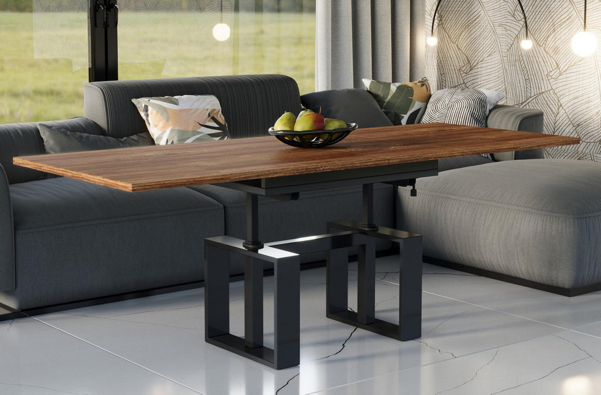 COUCHTISCH Empoli höhenverstellbar, ausziehbar bis 170 cm - Eiche San Remo, Holzwerkstoff (110/65/58cm) - Endo-Moebel