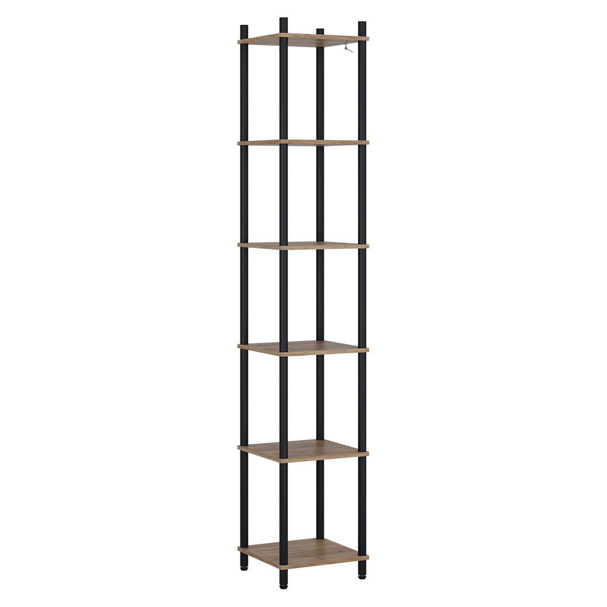 ROHOVÁ POLICE Bivio Zlatý dub power/antracit - medově dubová, kompozitní dřevo (30/163.5/30cm) - Vicco