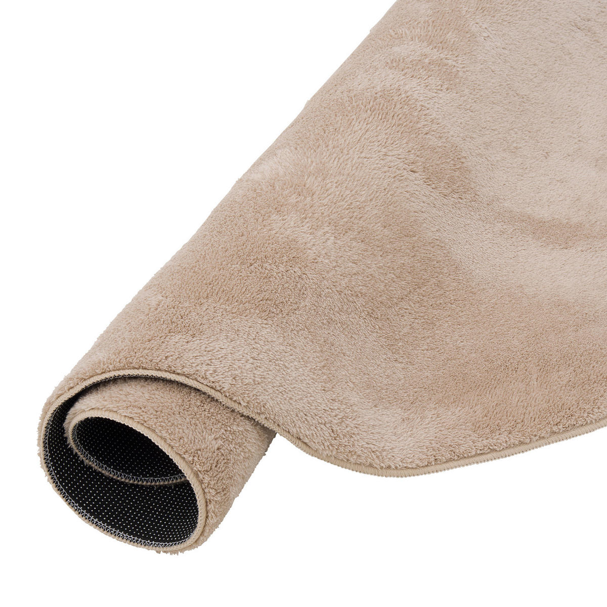FELLTEPPICH SUPER SOFT PEARL RUND - Beige, Textil (160/160cm) - Pergamon