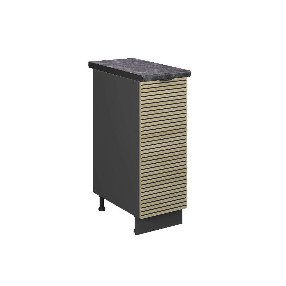APOTEKARSKÅP Fame-Line Ekpanel 30 cm , AP Antracit Ekfärgad, Antracit 82/30/60 cm