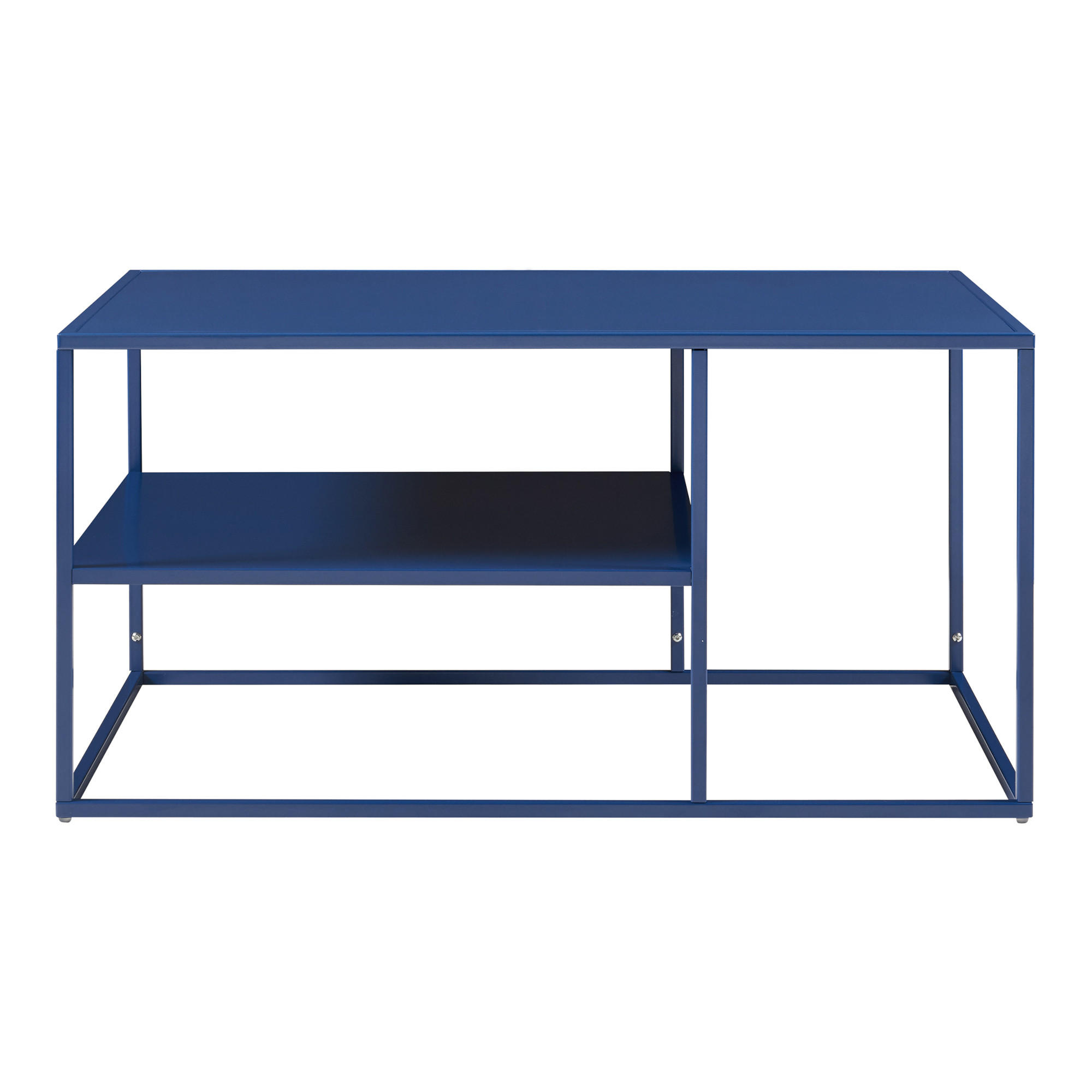 COUCHTISCH Solund 45/90/60 cm - Dunkelblau, Metall (60/90/45cm) - [en.casa]