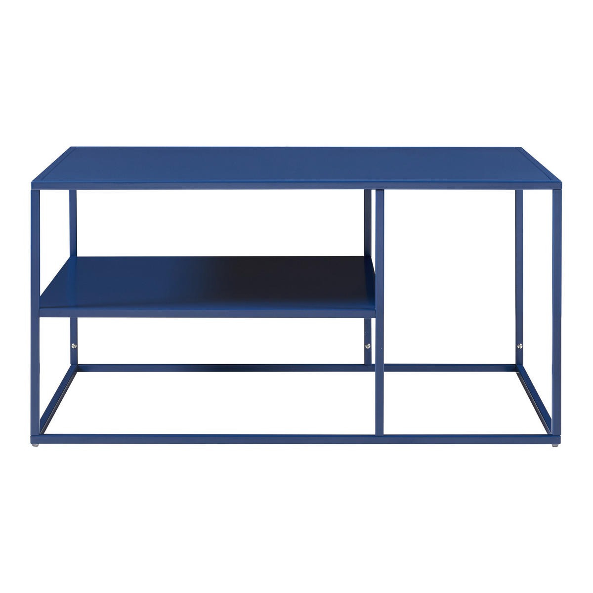 COUCHTISCH Solund 45/90/60 cm - Dunkelblau, Metall (60/90/45cm) - [en.casa]