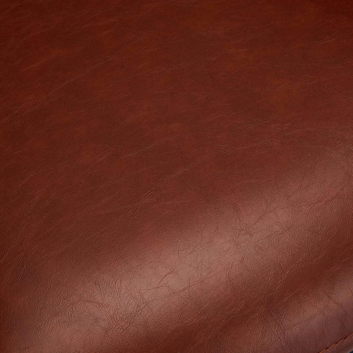 STUHL-SET 2 Stück in Kunstleder - Schwarz/Braun, Textil/Metall (59/89/64cm) - Furnhouse