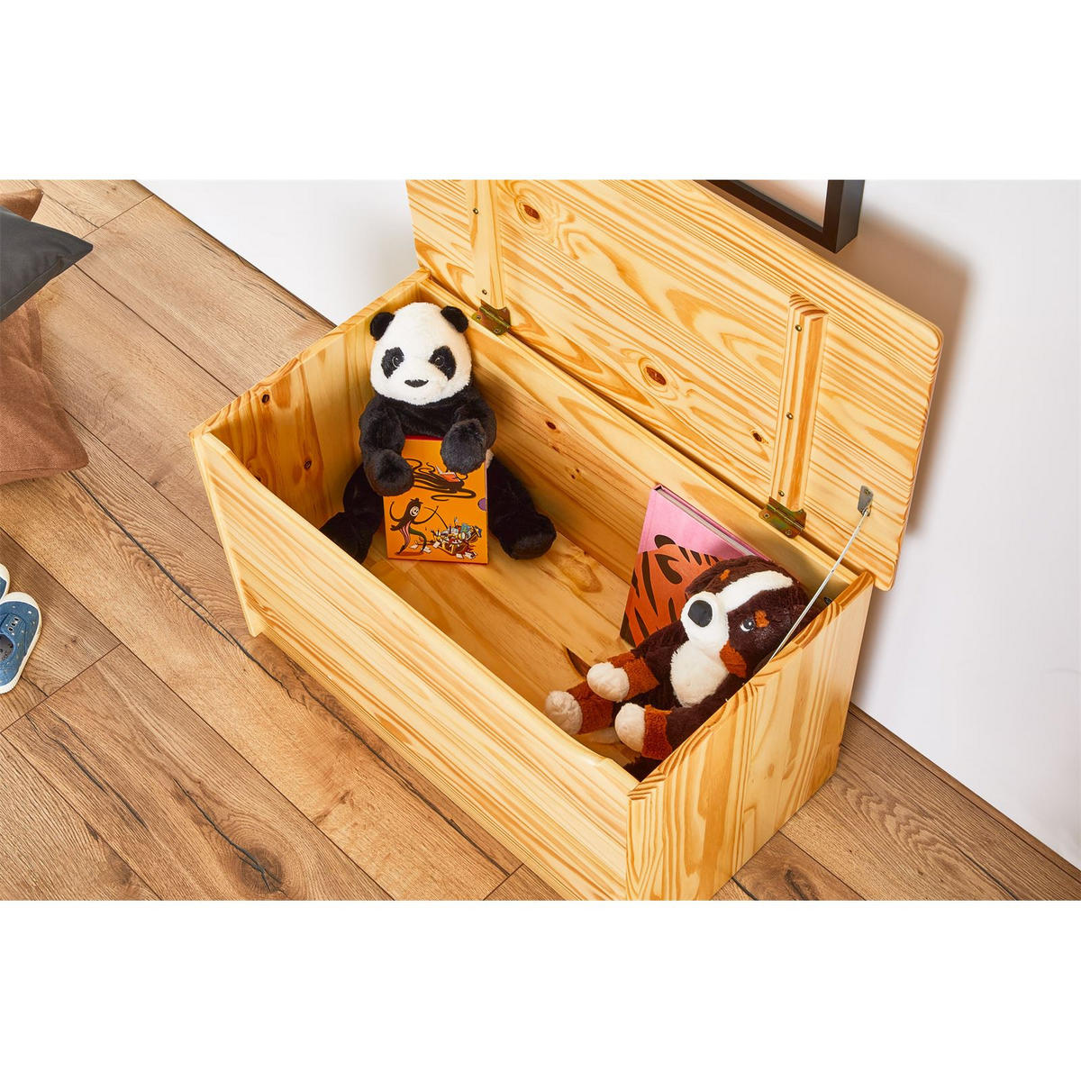 SPIELZEUGTRUHE HANNAH - Naturfarben, Holz (73/45/40cm) - IDIMEX