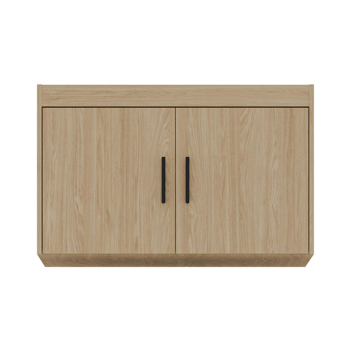 AUFSATZSCHRANK Storicos Geölte Eiche 89,7/55/53 cm - 2T Modern - Eichefarben, Holzwerkstoff/Kunststoff (89.7/55/53cm) - AX Living