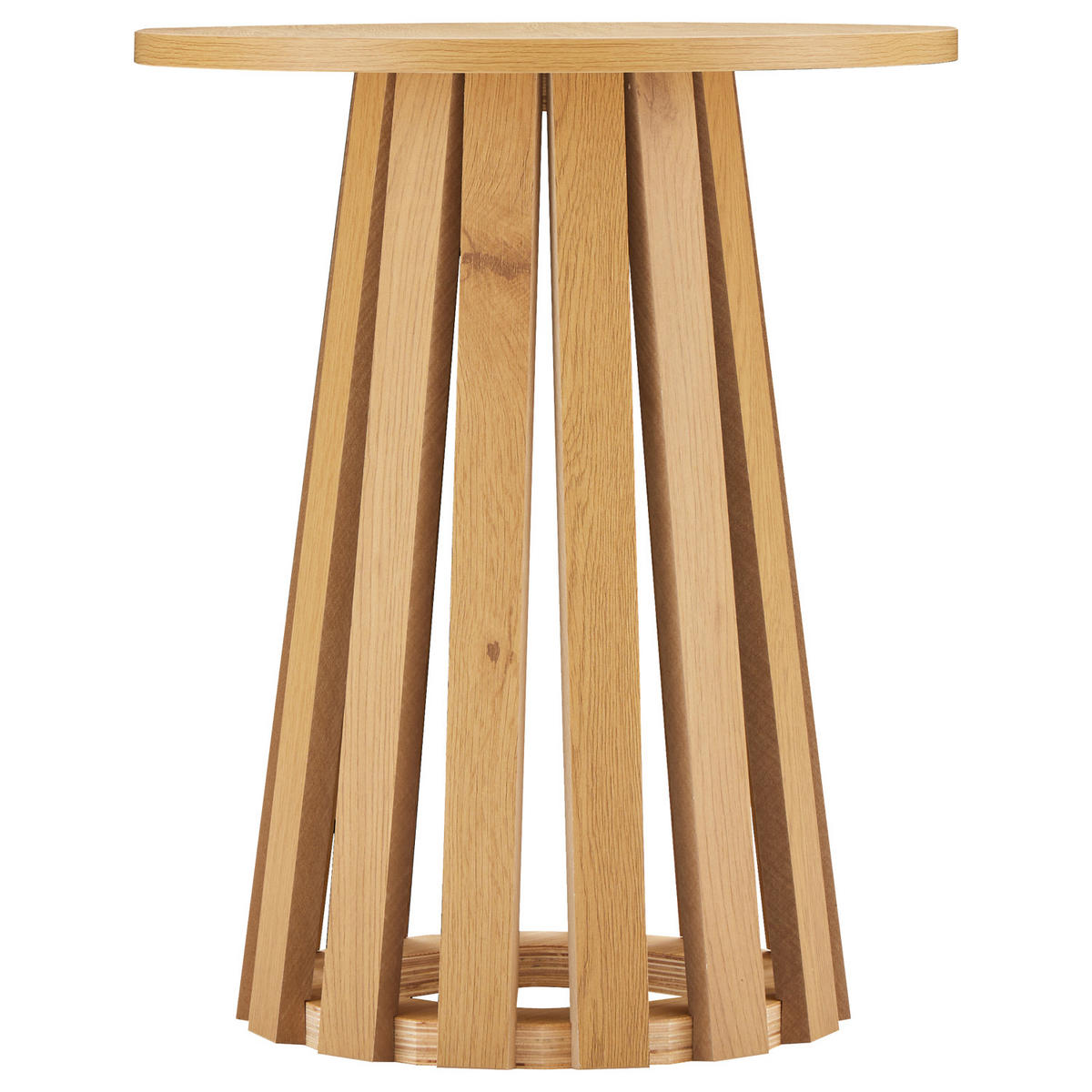 BEISTELLTISCH Liv - Braun, Holzwerkstoff (45/45/55cm) - Happy Garden