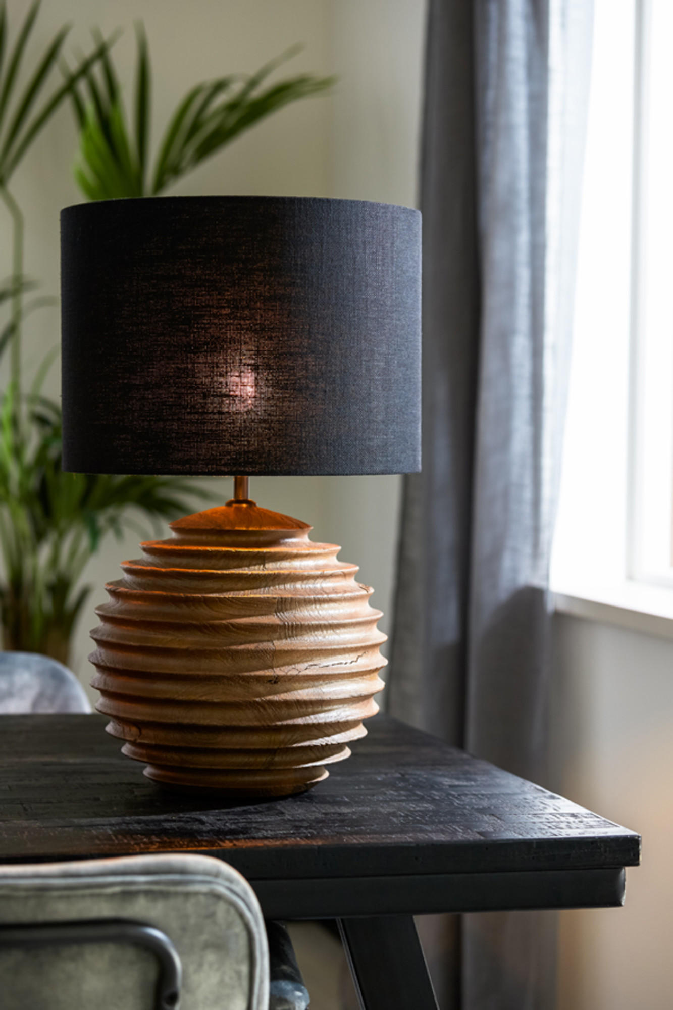 Thumbnail - Light & Living Lampenfuss, Braun, Holz, Rund, 29x38x29 cm, CE, Lampen & Leuchten, Innenbeleuchtung, Lampenfüße