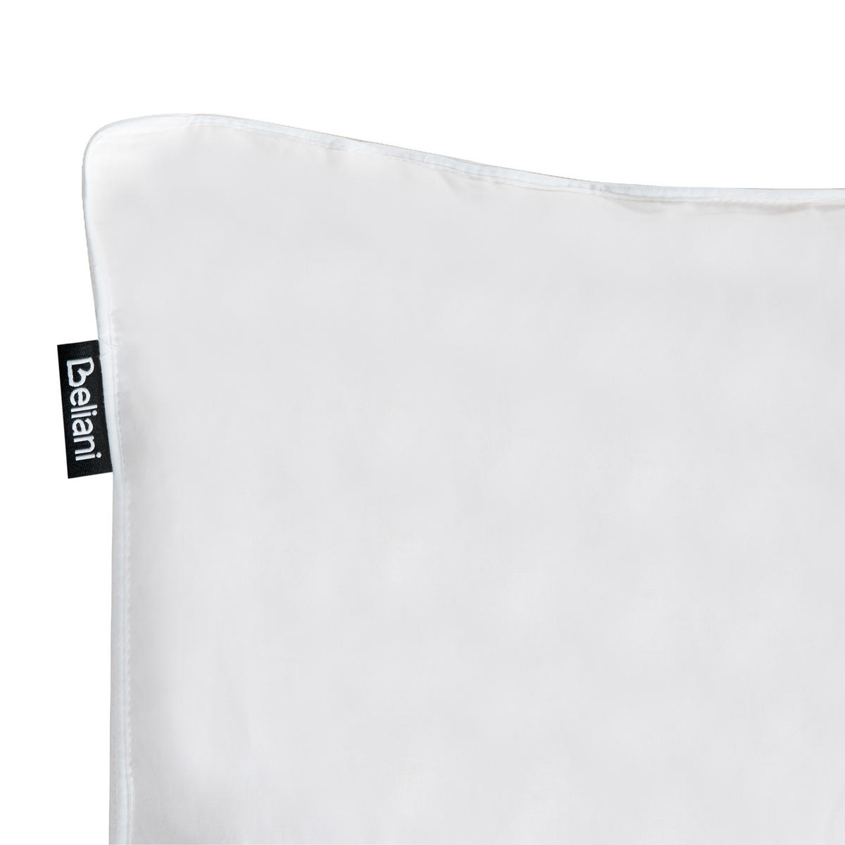 KISSEN 2er-Set Weiß 80/40 cm Vihren - Weiß, Naturmaterialien (80/40cm) - Beliani