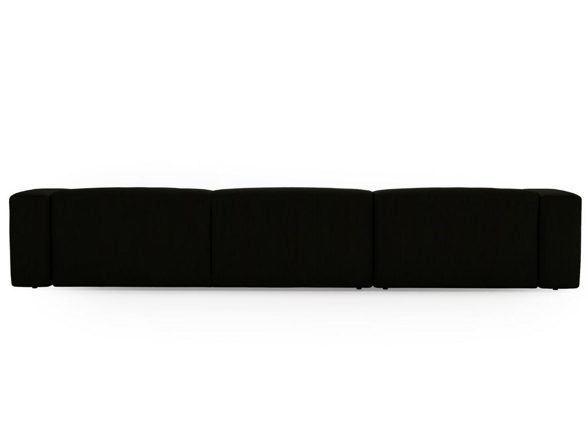 WOHNLANDSCHAFT U Landi Schwarz - Schwarz, Kunststoff/Textil (340/85/180cm) - Graingold