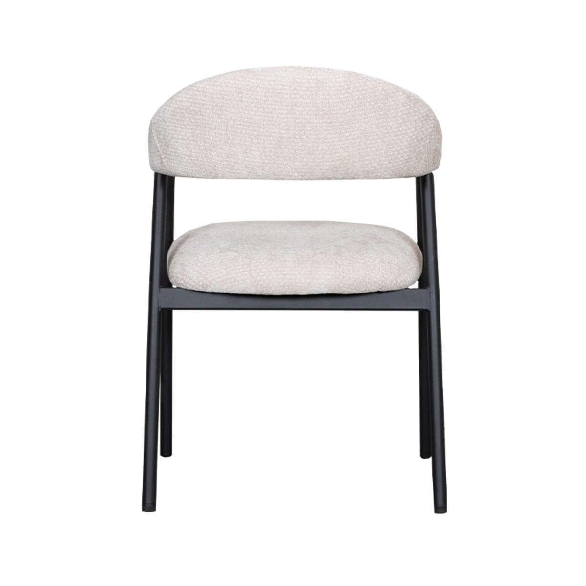 ESSZIMMERSTUHL Amaze Beige 54/54/80 cm 2er-Set - Creme, Textil (54/80/54cm) - LABEL51