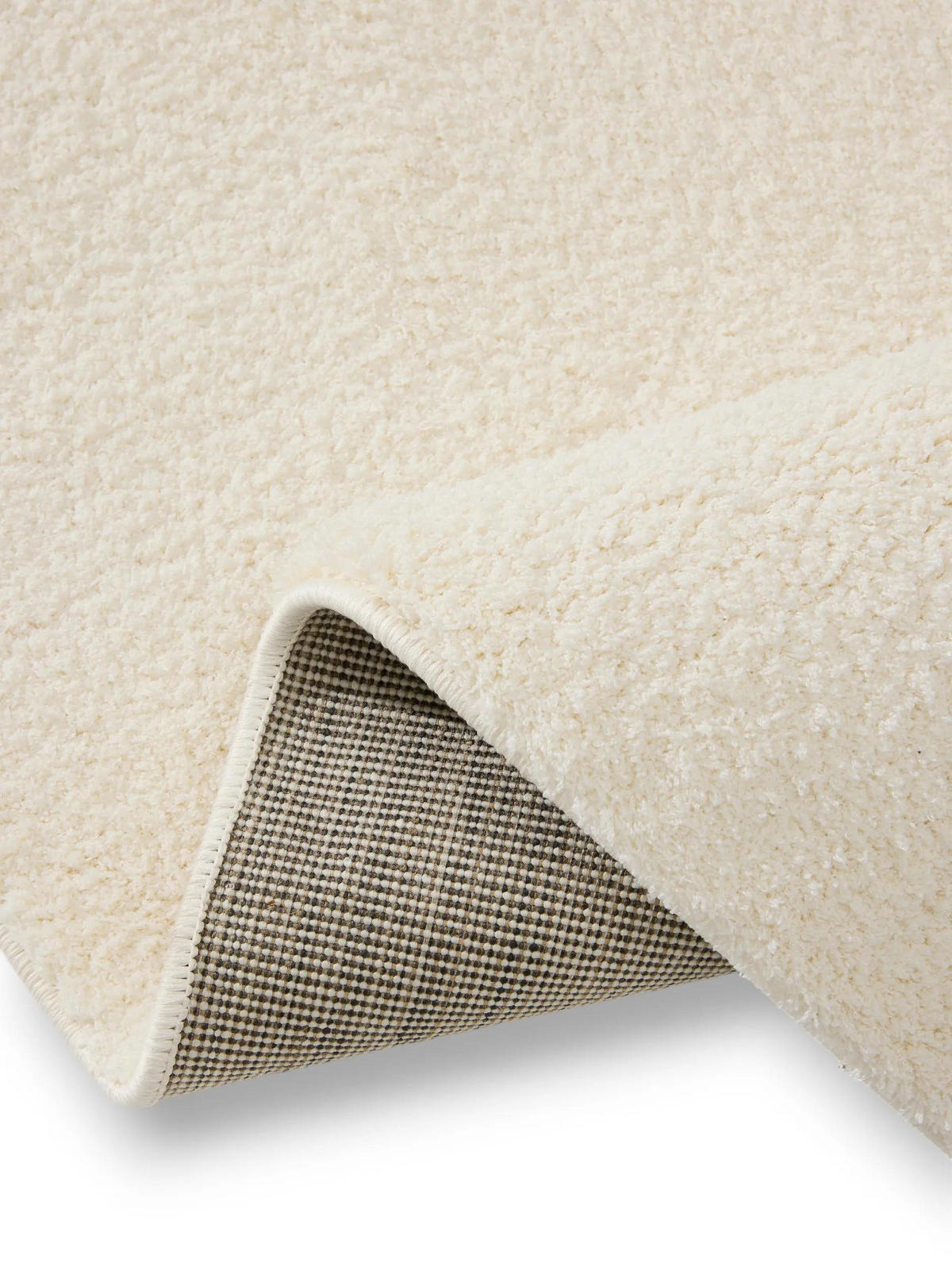 PREPROGA Shaggy v barvi sodasto bele barve 200x290 cm - bela, tekstil/naravni materiali (200/290cm) - benuta Nest