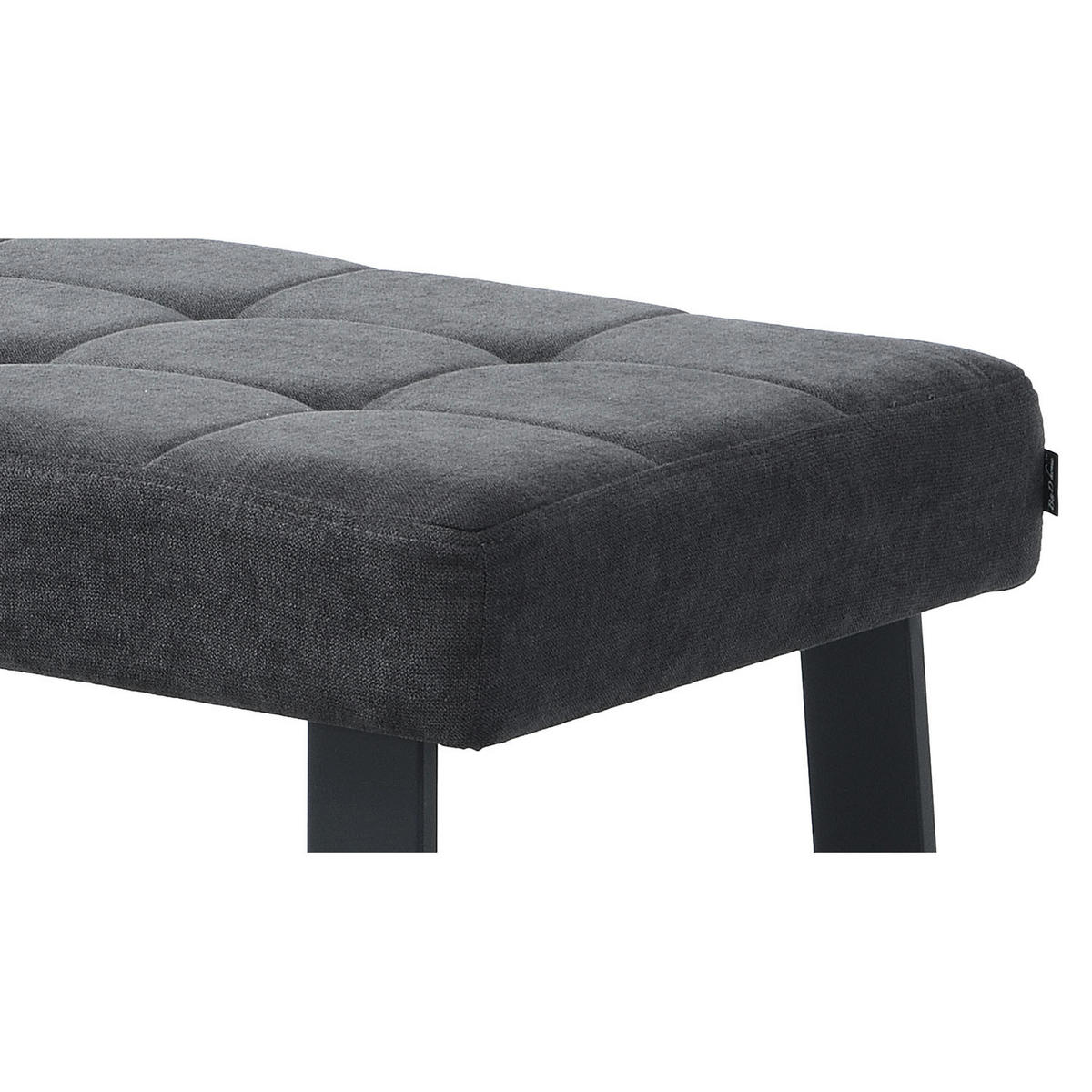 SITZBANK DOLCE - Anthrazit, Metall (140/48/48cm) - B&D Home
