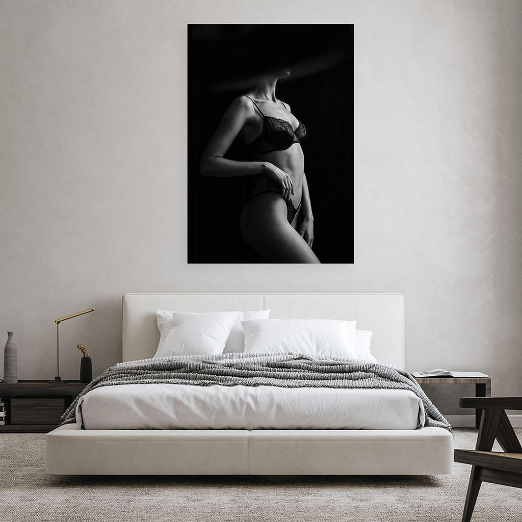 Thumbnail - Feeby Leinwandbild, Schwarz, Textil, Person/Charakter, Rechteckig, 60x90 cm, Bilder und Zubehör, Wandbilder, Leinwandbil...