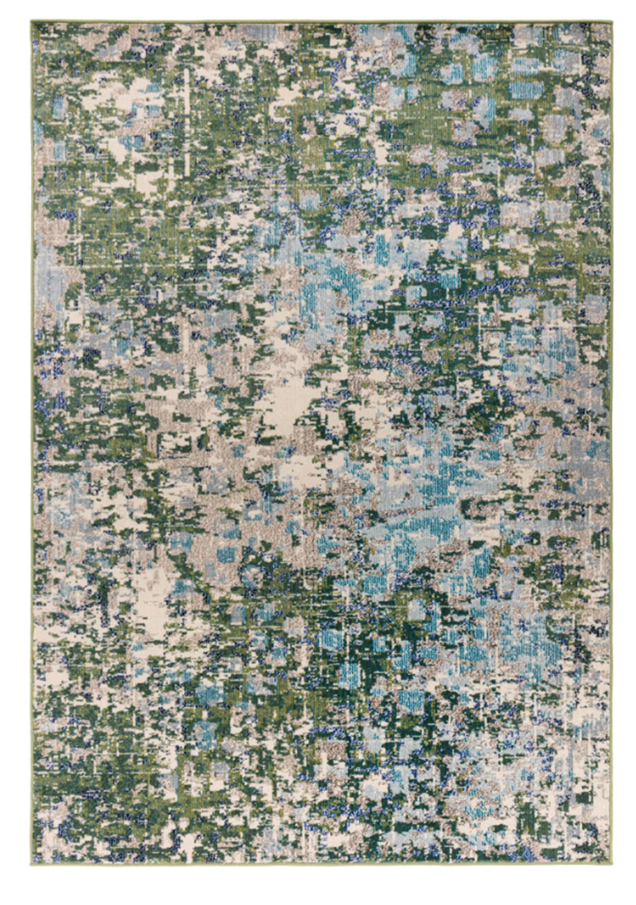 TEPPICH modern Flachgewebe BOSCAGE Grün 160 x 230 cm - Grün, Textil (160/230cm) - Novatrend