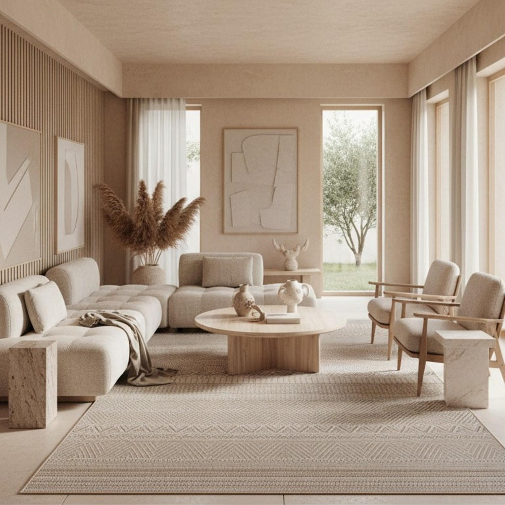 Thumbnail - Kadima Design Teppich, Beige, Textil, Ethno, Rechteckig, 240x340 cm, pflegeleicht, Teppiche & Böden, Teppiche, Outdoorte...