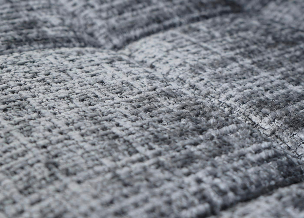 JEDÁLENSKÁ stolička Šedá - sivá/tmavosivá, textil (47/83/43cm) - MCW