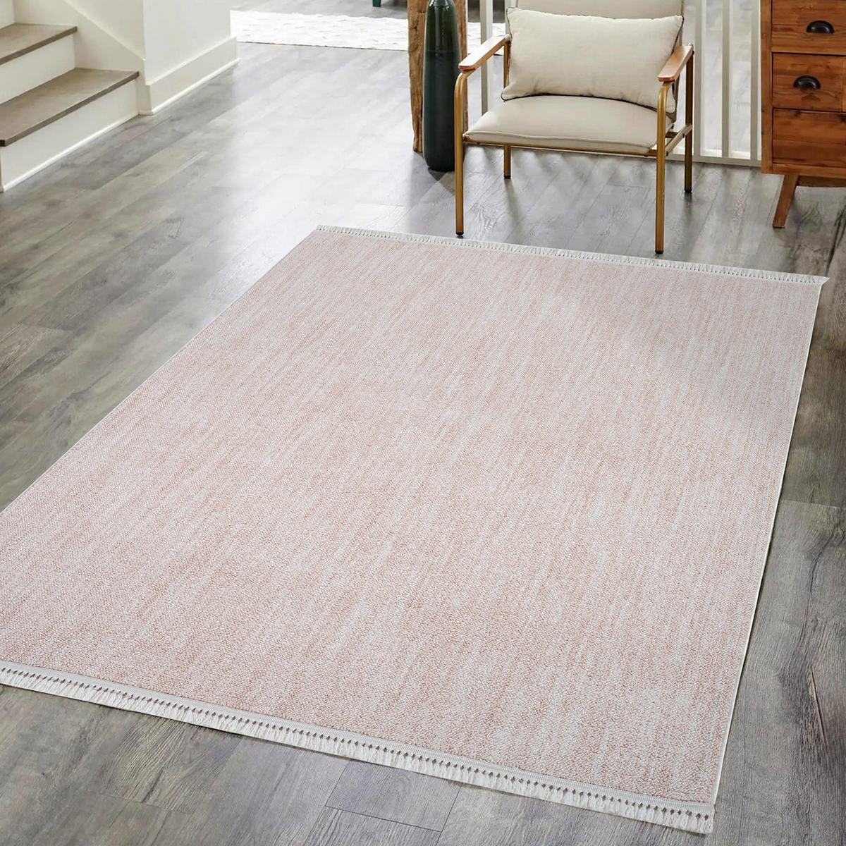 KURZFLOR-TEPPICH Clasico 0052 Rosa 200x290 cm - Rosa, Textil (200/290cm) - carpet city