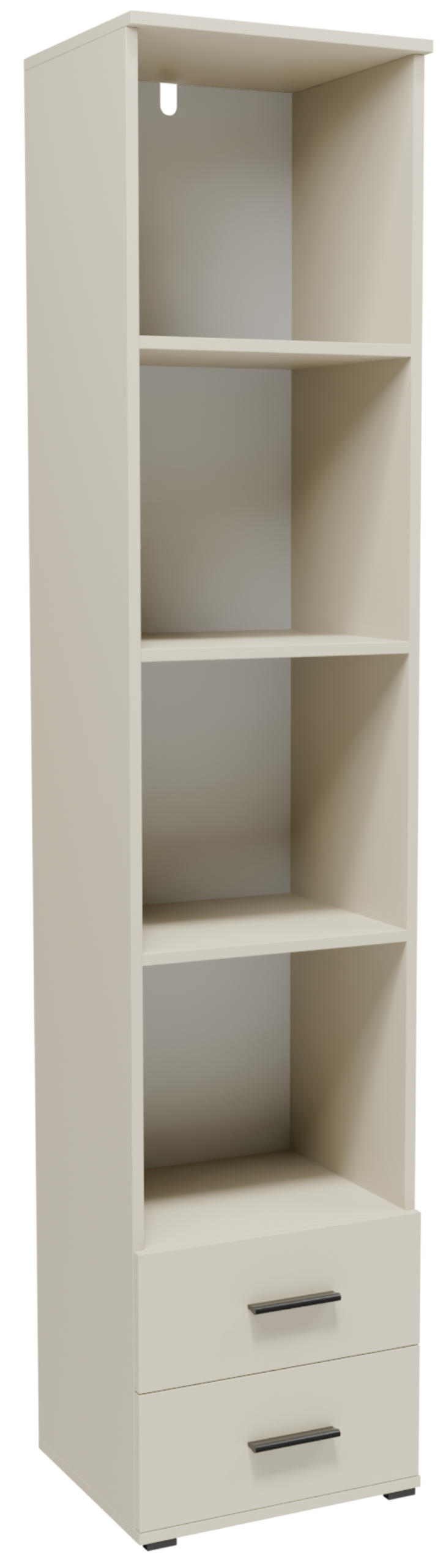 BÜCHERREGAL CR3-ST3 Kaschmir 40/34/180 cm - Kaschmir, Holzwerkstoff (40/180/34cm)