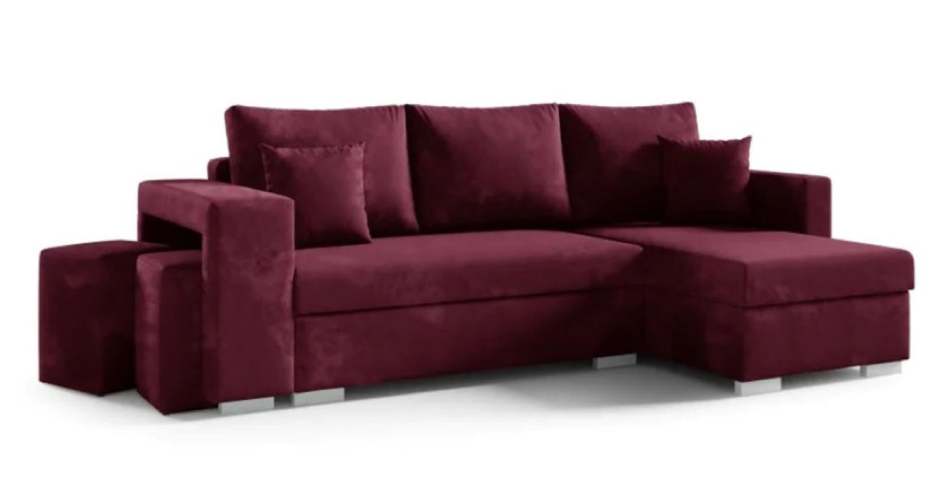 ECKSOFA Bordo OLI Mit Hockern Rechts - Multicolor, Textil (143/243cm) - Sepro Meble