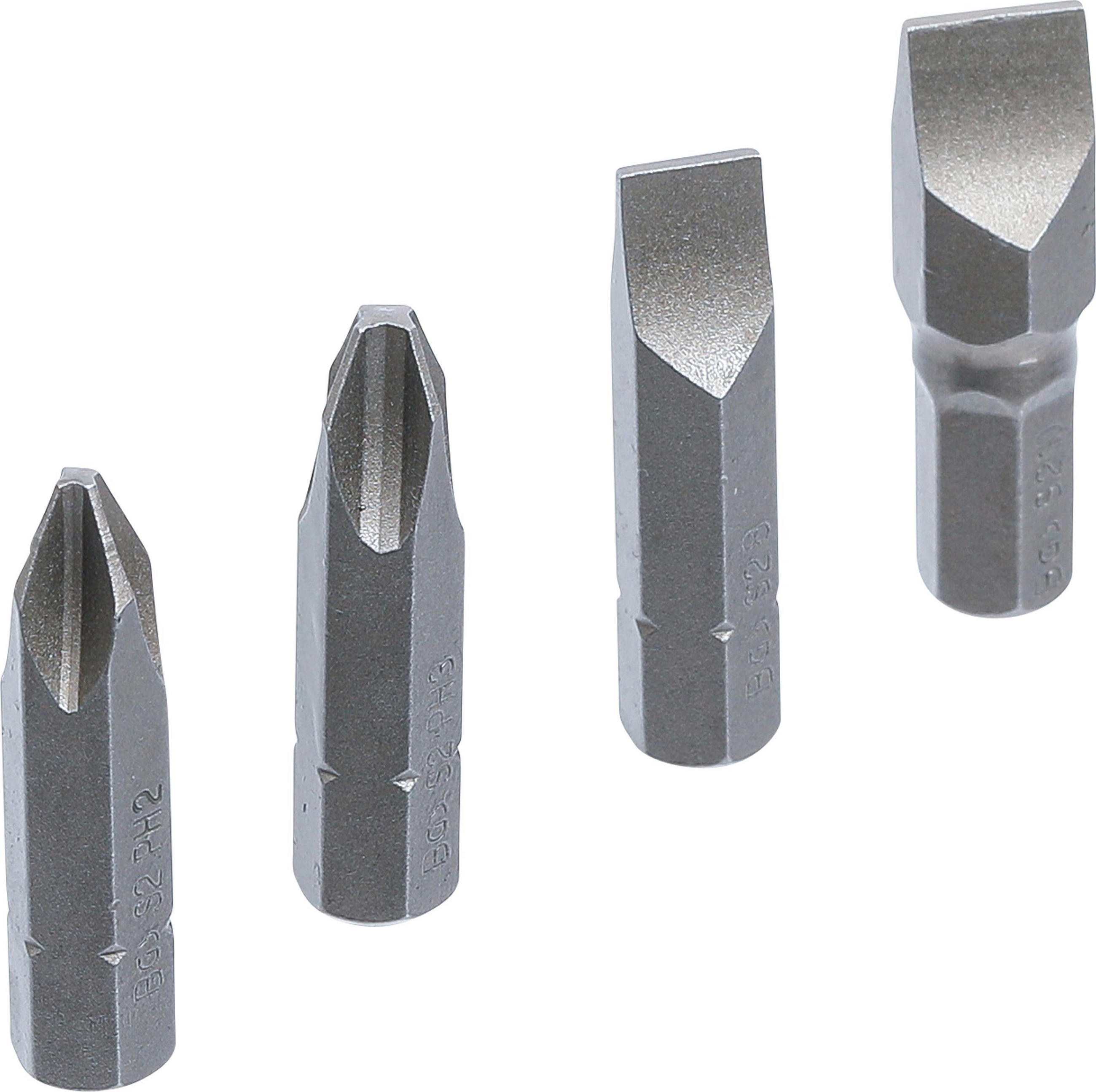 HAND-SCHLAGSCHRAUBER-BITS | FÜR ART. 710 - Multicolor, Kunststoff/Metall (1/1cm) - BGS technic