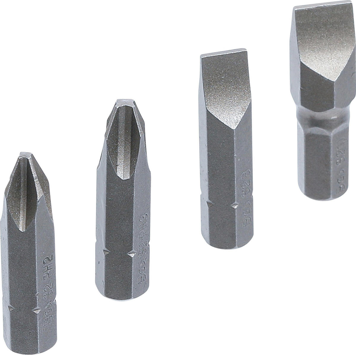 HAND-SCHLAGSCHRAUBER-BITS | FÜR ART. 710 - Multicolor, Kunststoff/Metall (1/1cm) - BGS technic